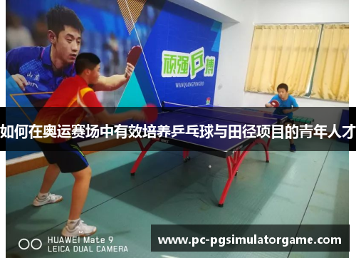 如何在奥运赛场中有效培养乒乓球与田径项目的青年人才