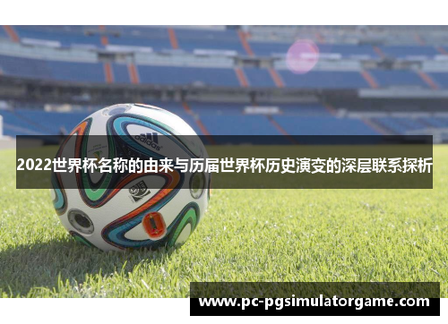 2022世界杯名称的由来与历届世界杯历史演变的深层联系探析