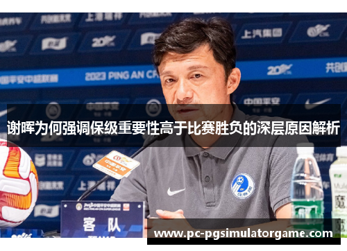 谢晖为何强调保级重要性高于比赛胜负的深层原因解析 谢晖为何强调保级重要性高于比赛胜负的深层原因解析