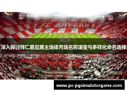 深入探讨拜仁慕尼黑主场体育场名称演变与多样化命名选择